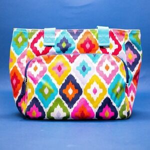 French Bull Colorful Canvas Tote‎ Bag